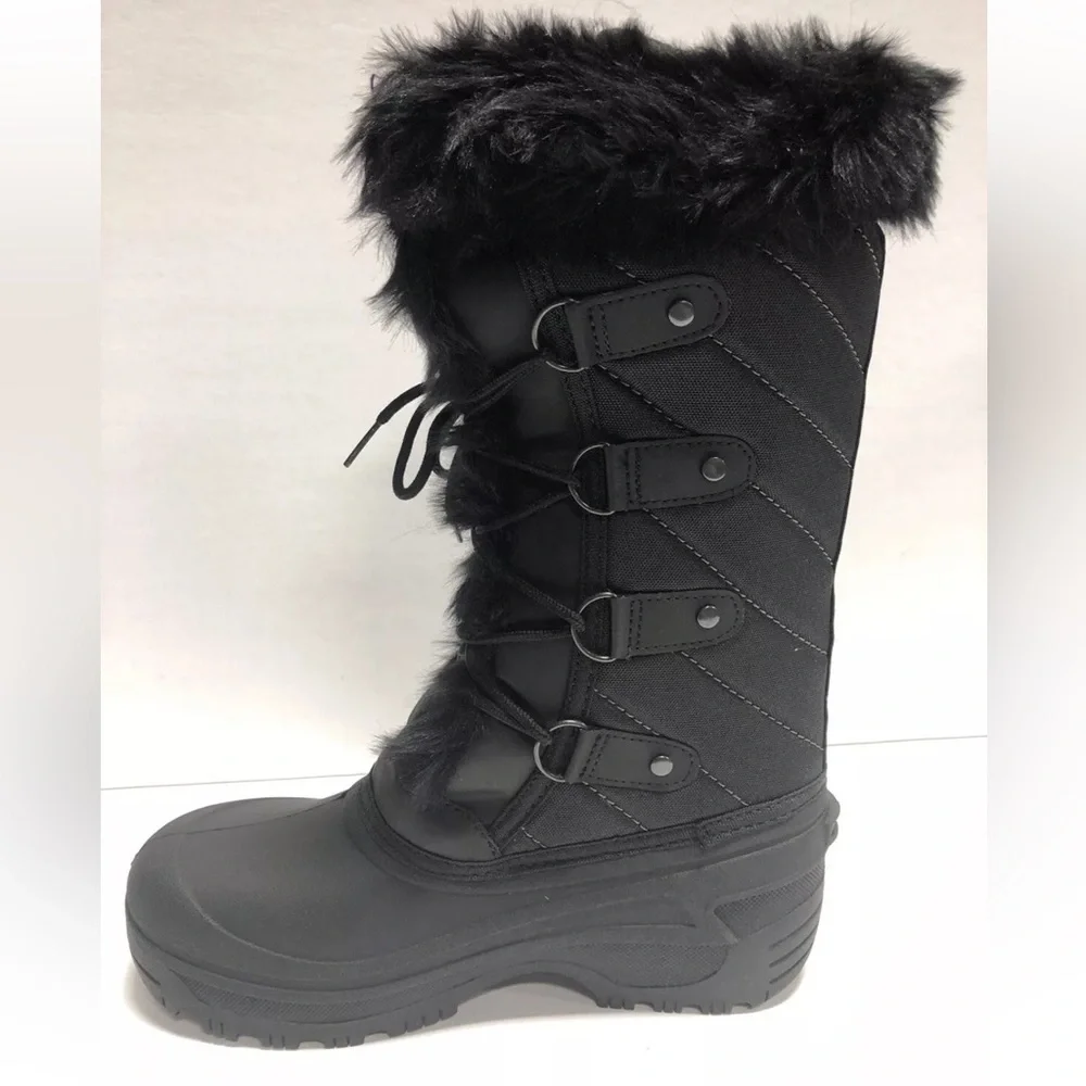 Tundra Women’s Diana, Black Winter Boots, Size 9M